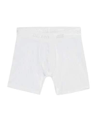 Bareen - B-logo Cotton Boxers 3-pak - White